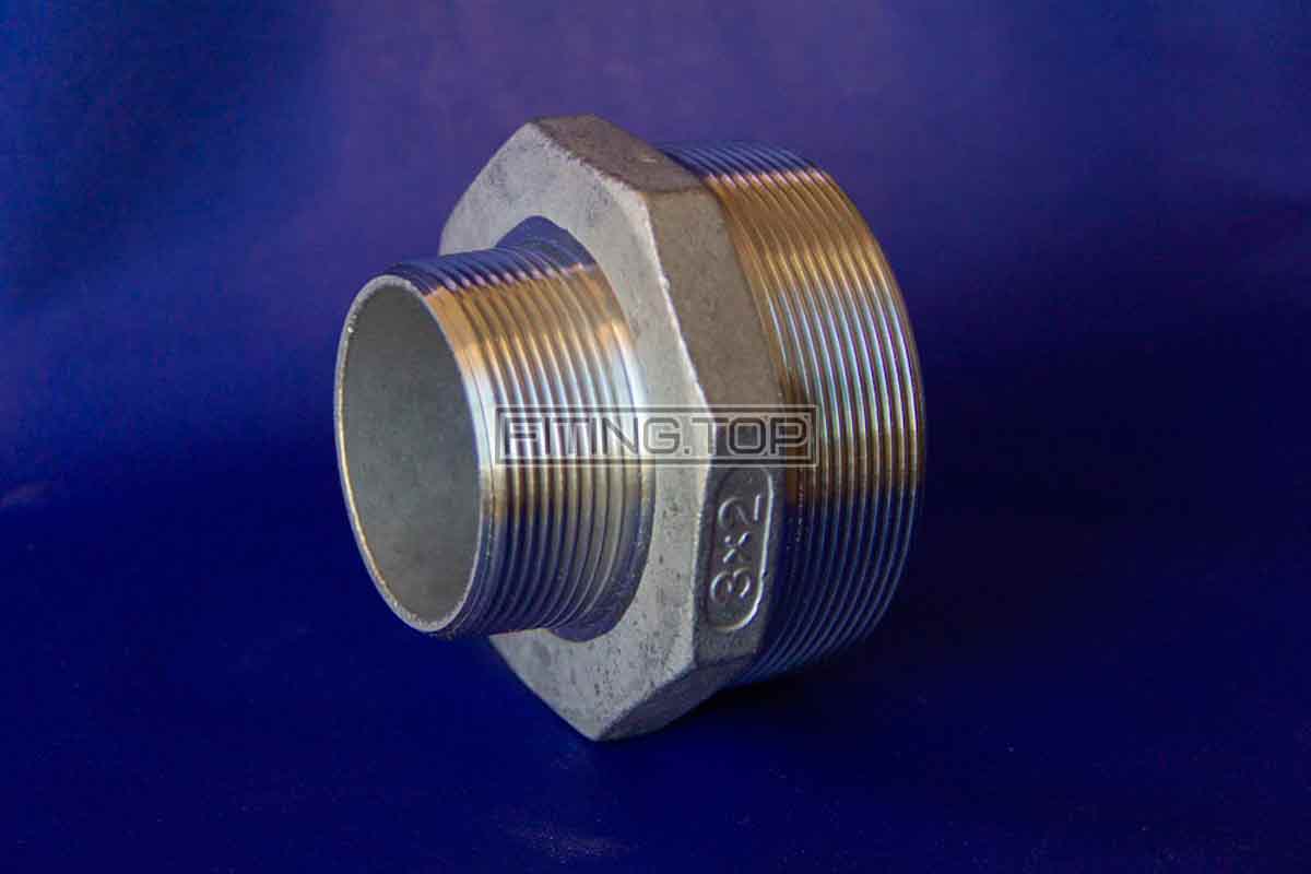 Купить ниппель переходной нержавеющий 3"х2" AISI316 Купить ниппель переходной нержавеющий 3"х2" AISI316