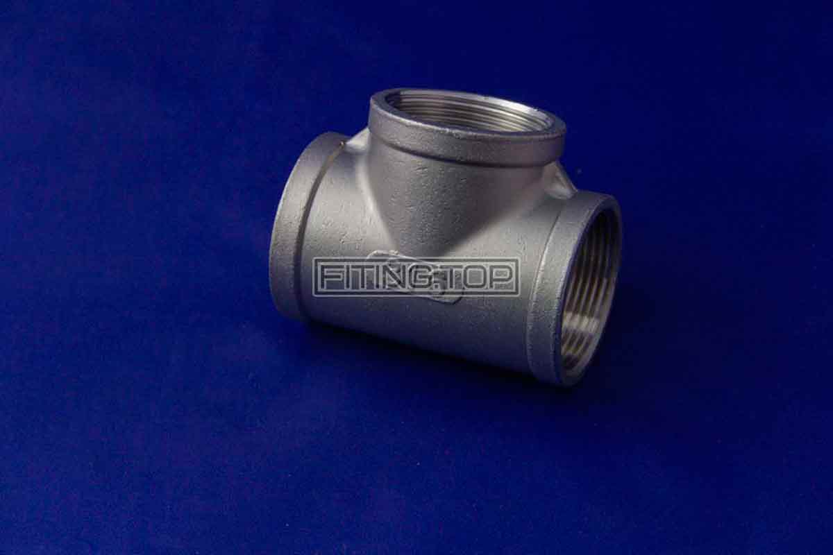 Купить тройник резьбовой нержавеющий Dn 40 (1 1/2") AISI304