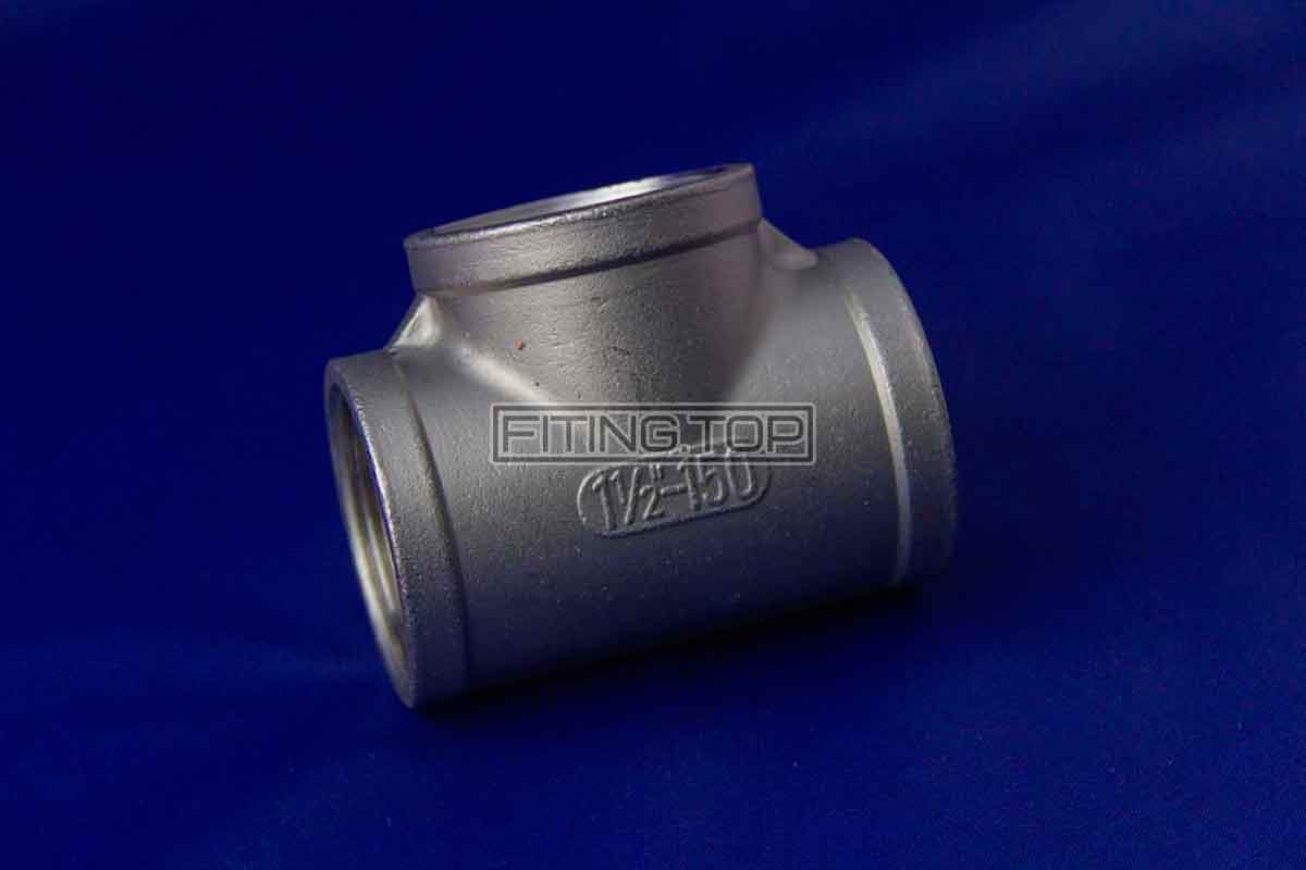 Купить тройник резьбовой нержавеющий Dn 40 (1 1/2") AISI304 Купить тройник резьбовой нержавеющий Dn 40 (1 1/2") AISI304