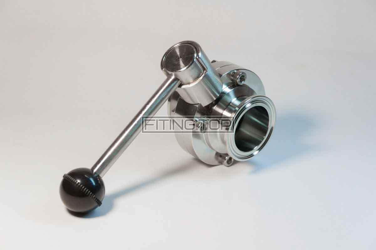 купить затвор дисковый нержавеющий под кламп цена