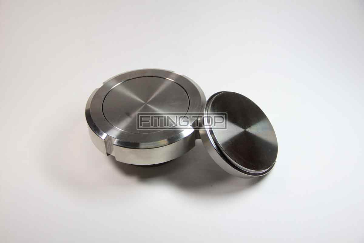 Глухой конический штуцер нержавеющий для муфты молочной