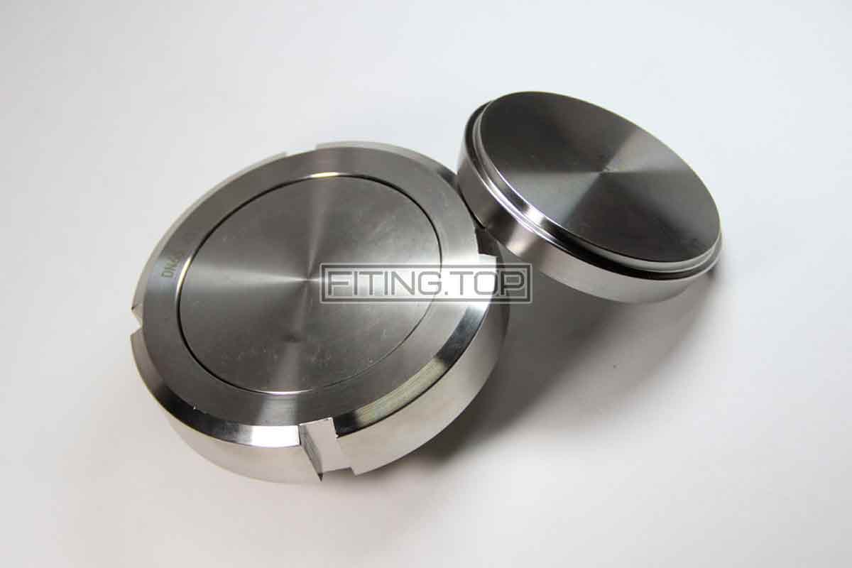 Глухой конический штуцер нержавеющий для муфты молочной