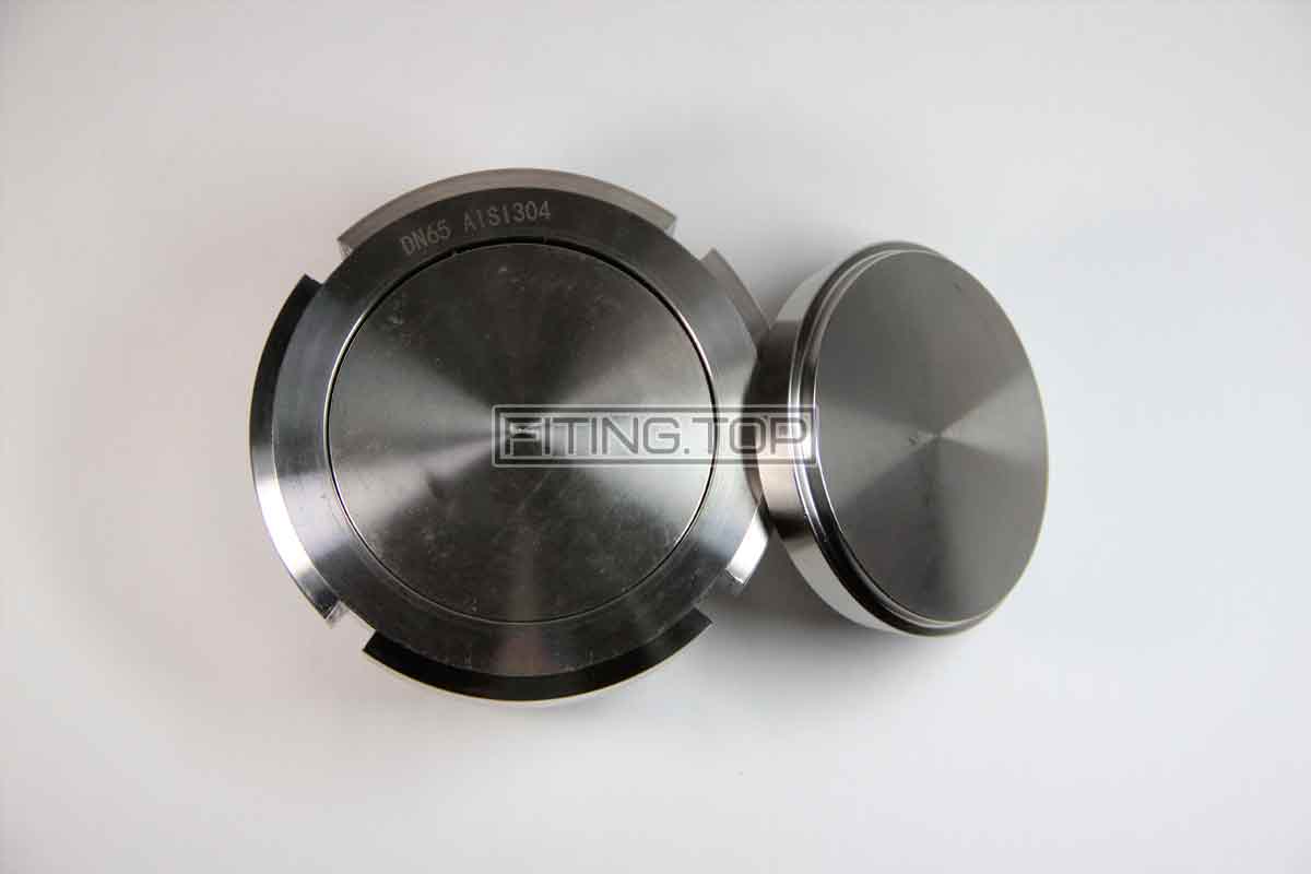 Глухой конический штуцер нержавеющий для муфты молочной