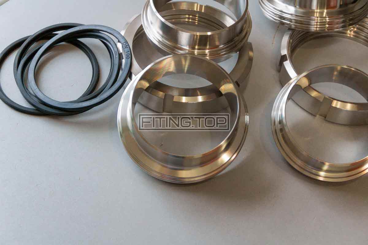 Муфта молочная нержавеющая DIN 101,6 мм AISI 304