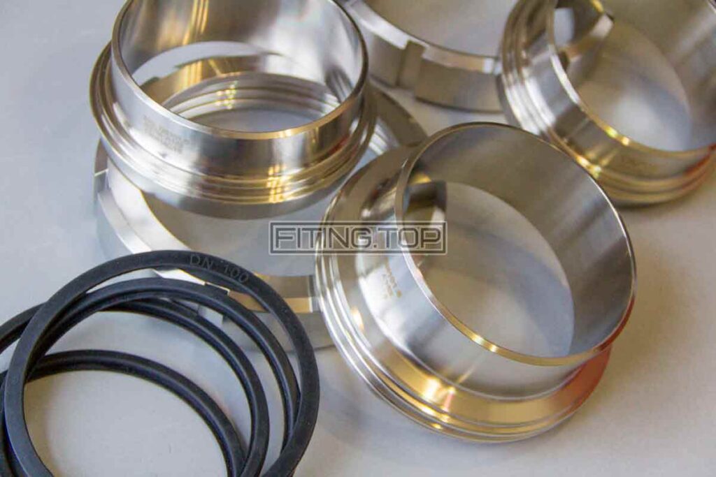 Муфта молочная нержавеющая DIN 101,6 мм AISI 304