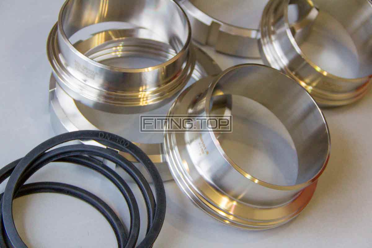 Муфта молочная нержавеющая DIN 101,6 мм AISI 304