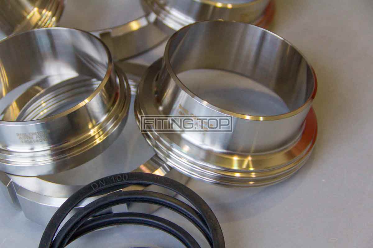 Муфта молочная нержавеющая DIN 101,6 мм AISI 304