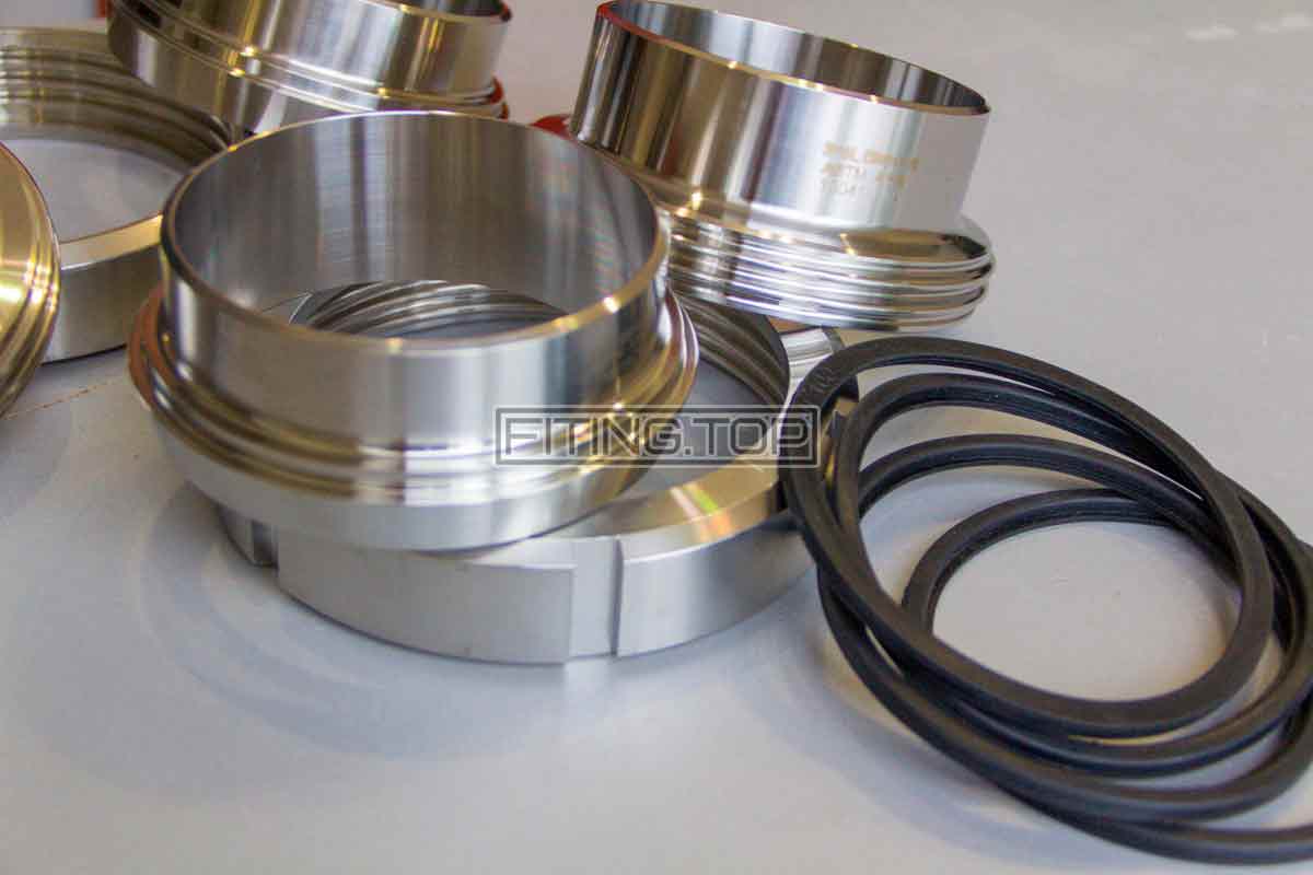 Муфта молочная нержавеющая DIN 101,6 мм AISI 304