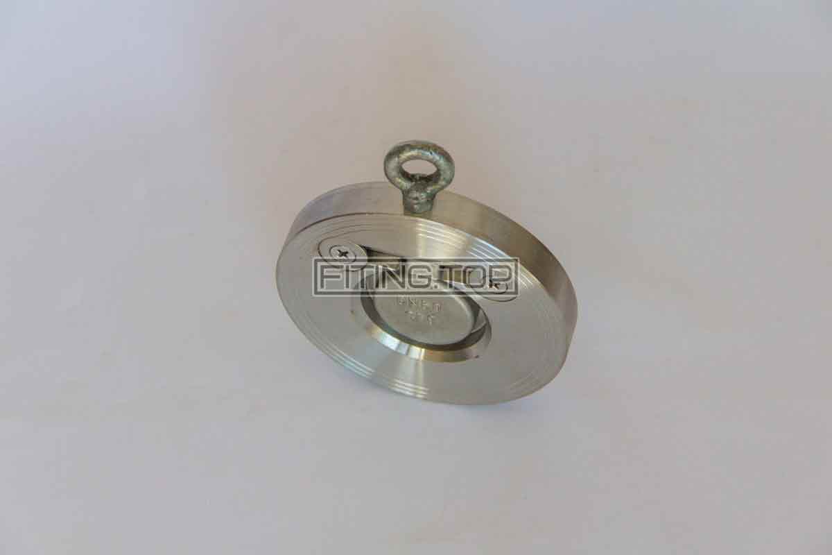 Клапан зворотний міжфланцевий нержавіючий “Хлопушка” AISI304 Клапан зворотний міжфланцевий нержавіючий “Хлопушка” AISI304