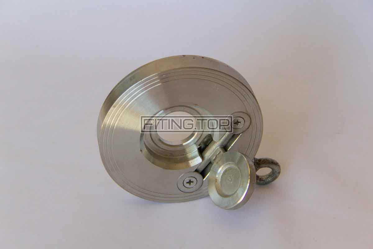 Клапан зворотний міжфланцевий нержавіючий “Хлопушка” AISI304 Клапан зворотний міжфланцевий нержавіючий “Хлопушка” AISI304