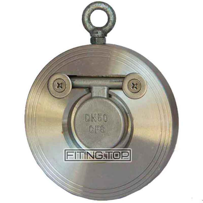 цена Клапан обратный межфланцевый нержавеющий хлопушка AISI 304 Украина