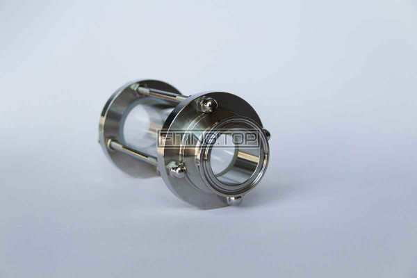 Трубний діоптр нержавіючий кламп-кламп AISI 304