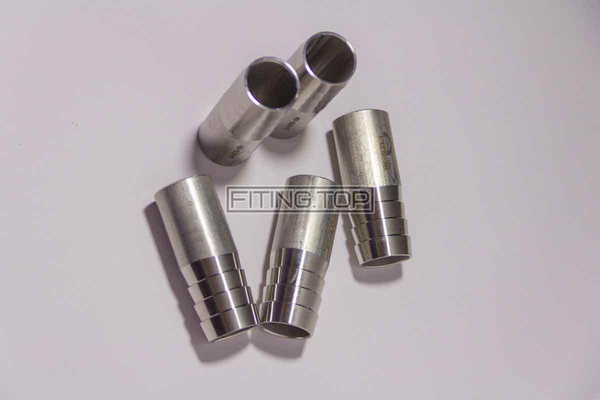 под приварку шланговые штуцера из нержавеющей стали