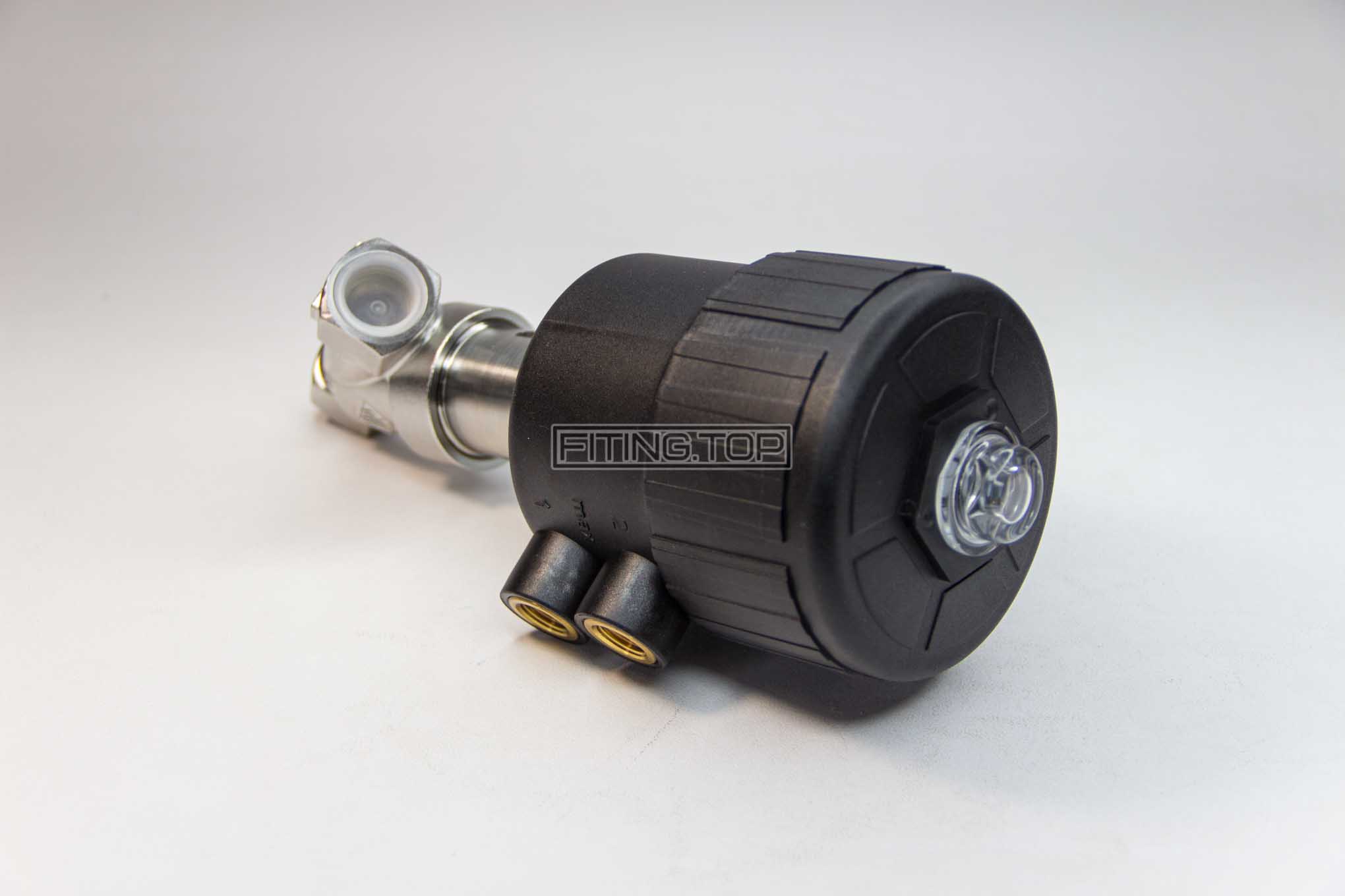 Клапан нержавіючий з пневмоприводом нормально закритий Клапан нержавіючий з пневмоприводом нормально закритий