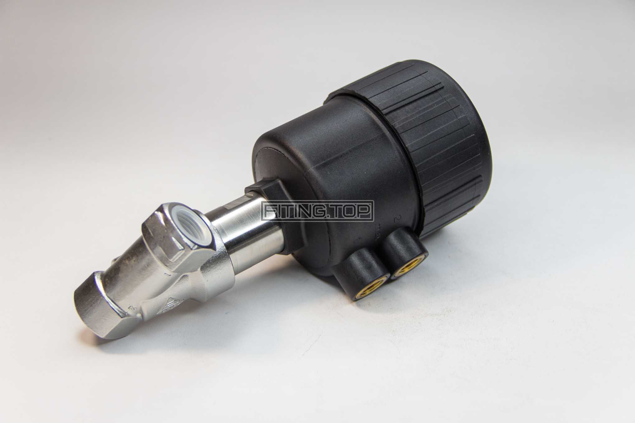 Клапан нержавіючий з пневмоприводом нормально закритий