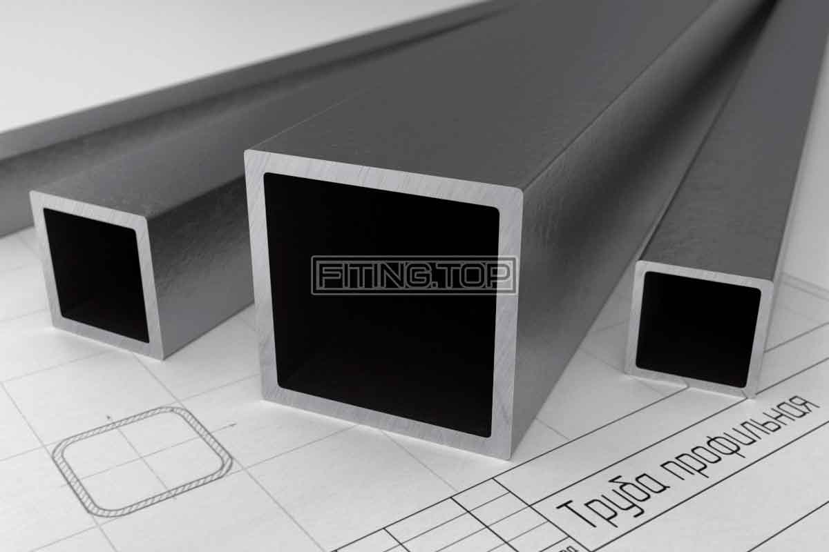 Труба нержавеющая профильная AISI 304 (квадратная, прямоугольная)