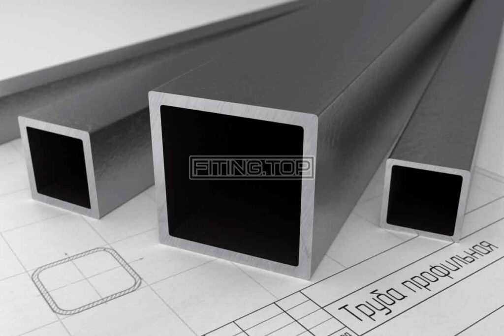 Труба нержавіюча профільна AISI 304 (квадратна, прямокутна)