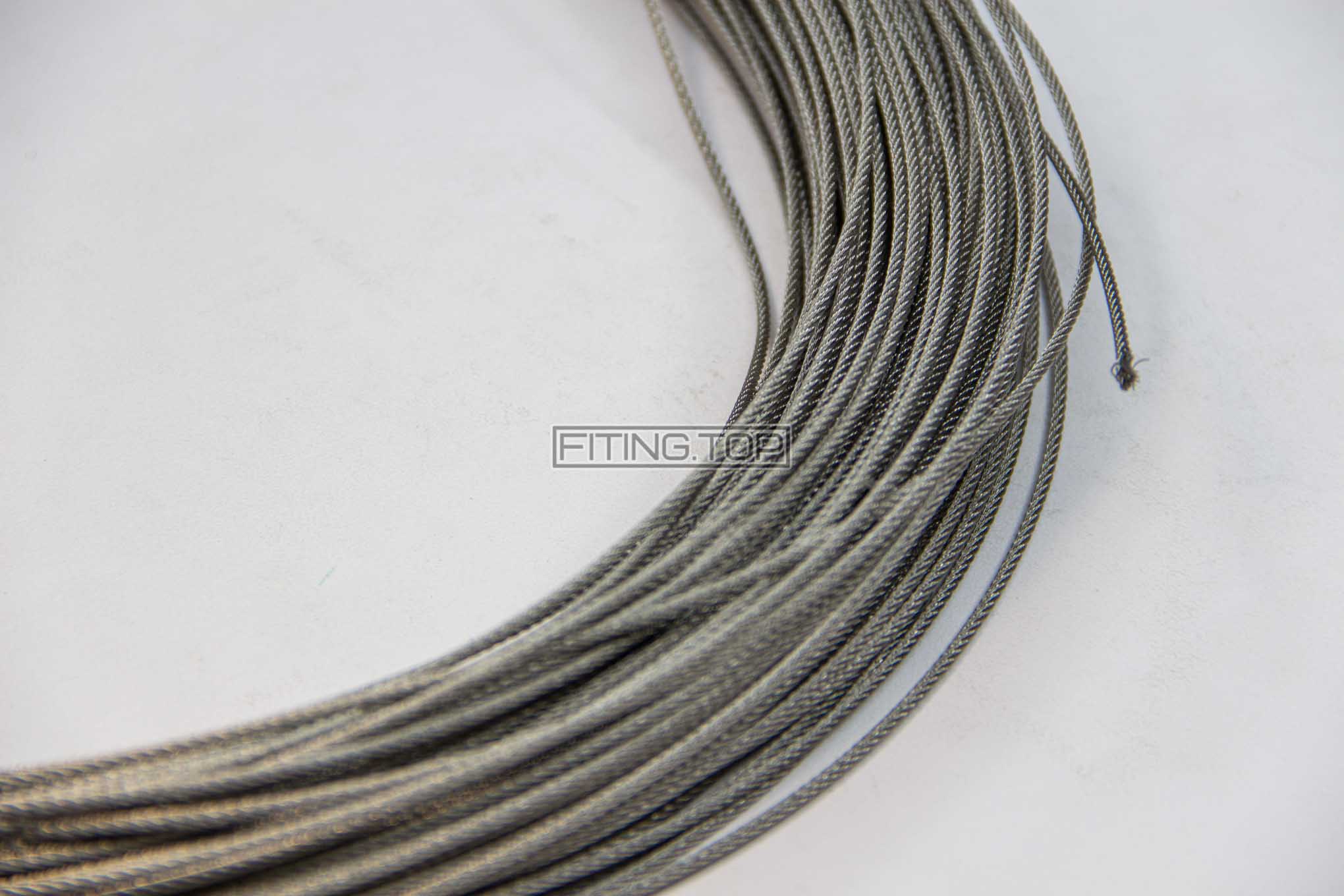 купити Трос нержавіючий 7х7 AISI304 (A2) DIN 3055 (середньої жорсткості) купити Трос нержавіючий 7х7 AISI304 (A2) DIN 3055 (середньої жорсткості)