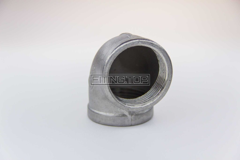 купить отвод нержавеющий резьбовой AISI 304
