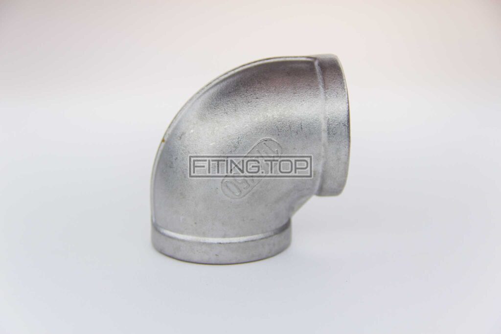 купить отвод нержавеющий резьбовой AISI 304