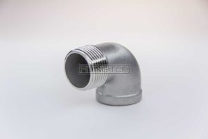 купить отвод нержавеющий с наружной резьбой AISI 304