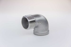 купить отвод нержавеющий с наружной резьбой AISI 304