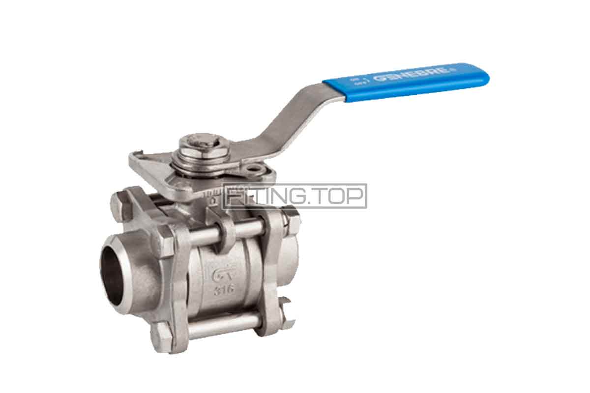 2015 Genebre Кран шаровой нержавеющий разборной приварной под привод