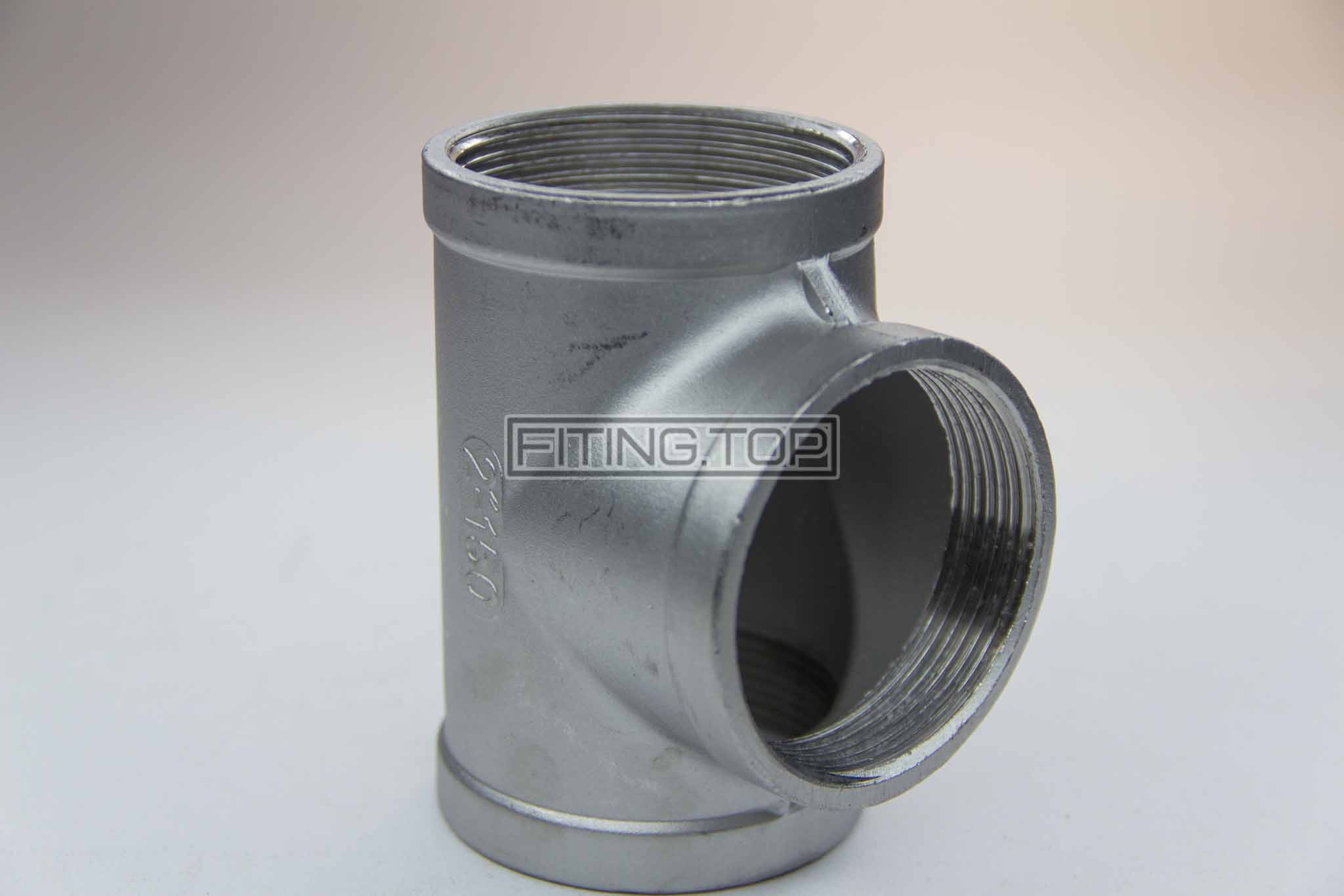 купить тройник резьбовой нержавеющий AISI 304