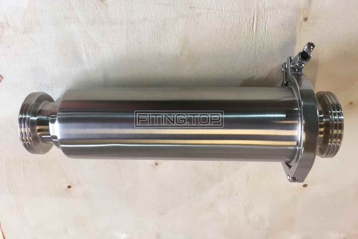 5347 Фильтр трубный нержавеющий прямой резьбовой DIN AISI 304