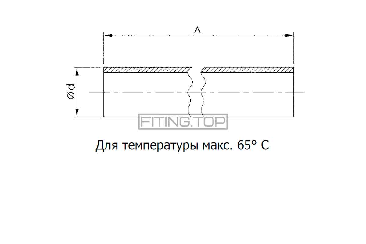 трубка для уровнемера ПВХ 1 и 2 метра купить цена Киев