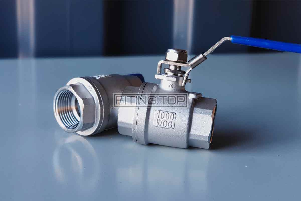 Нержавеющий кран шаровой муфтовый с внутренней резьбой AISI 304