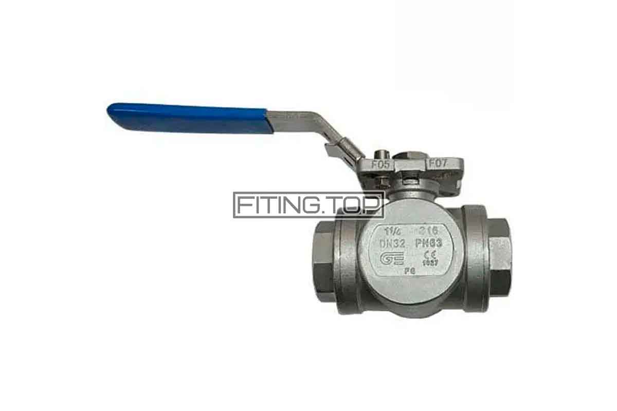 купить Кран шаровой трехходовой GENEBRE 2040 - 2041 Киев