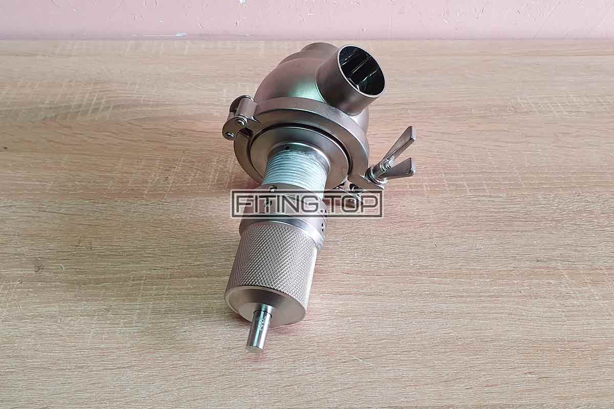 fiting.topЗапобіжний клапан нержавіючий AISI 316 L без рукоятки, тиск 0-6 bar Запобіжний клапан нержавіючий AISI 316 L без рукоятки, тиск 0-6 bar