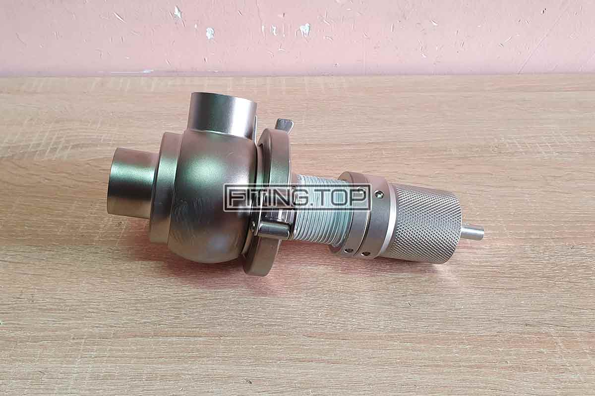 fiting.topЗапобіжний клапан нержавіючий AISI 316 L без рукоятки, тиск 0-6 bar Запобіжний клапан нержавіючий AISI 316 L без рукоятки, тиск 0-6 bar