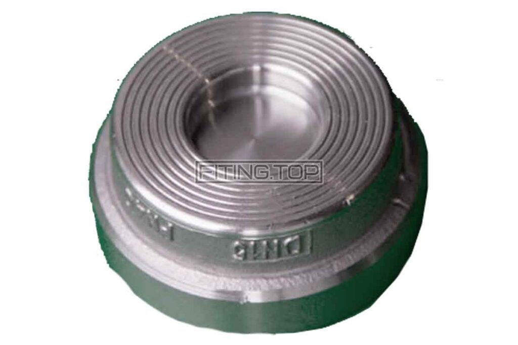 Клапан зворотний міжфланцевий нержавіючий AISI304, підпружинений