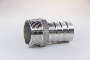 Штуцер шланговий нержавіючий різьбовий