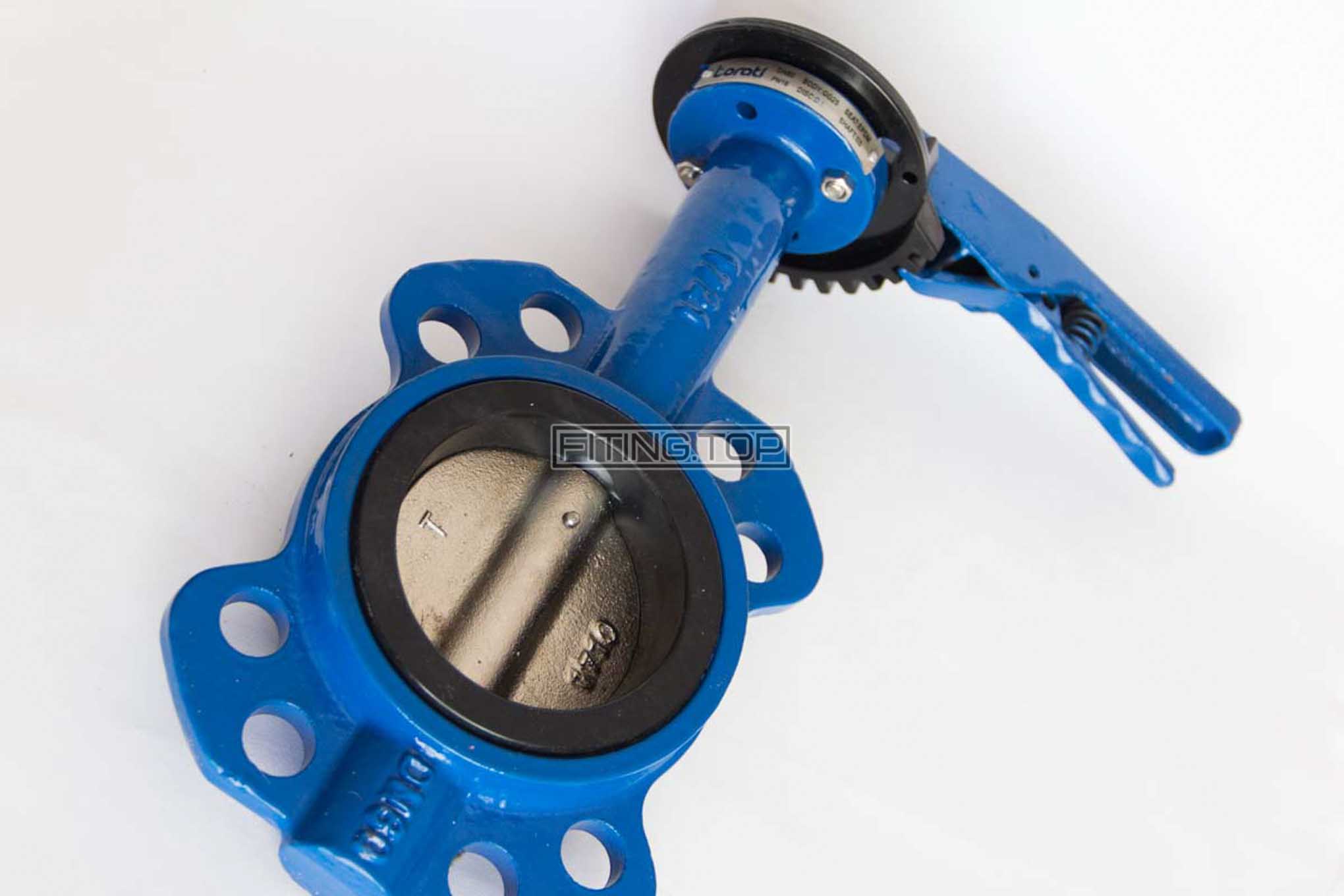 Затвор дисковый чугунный межфланцевый с нержавеющим диском