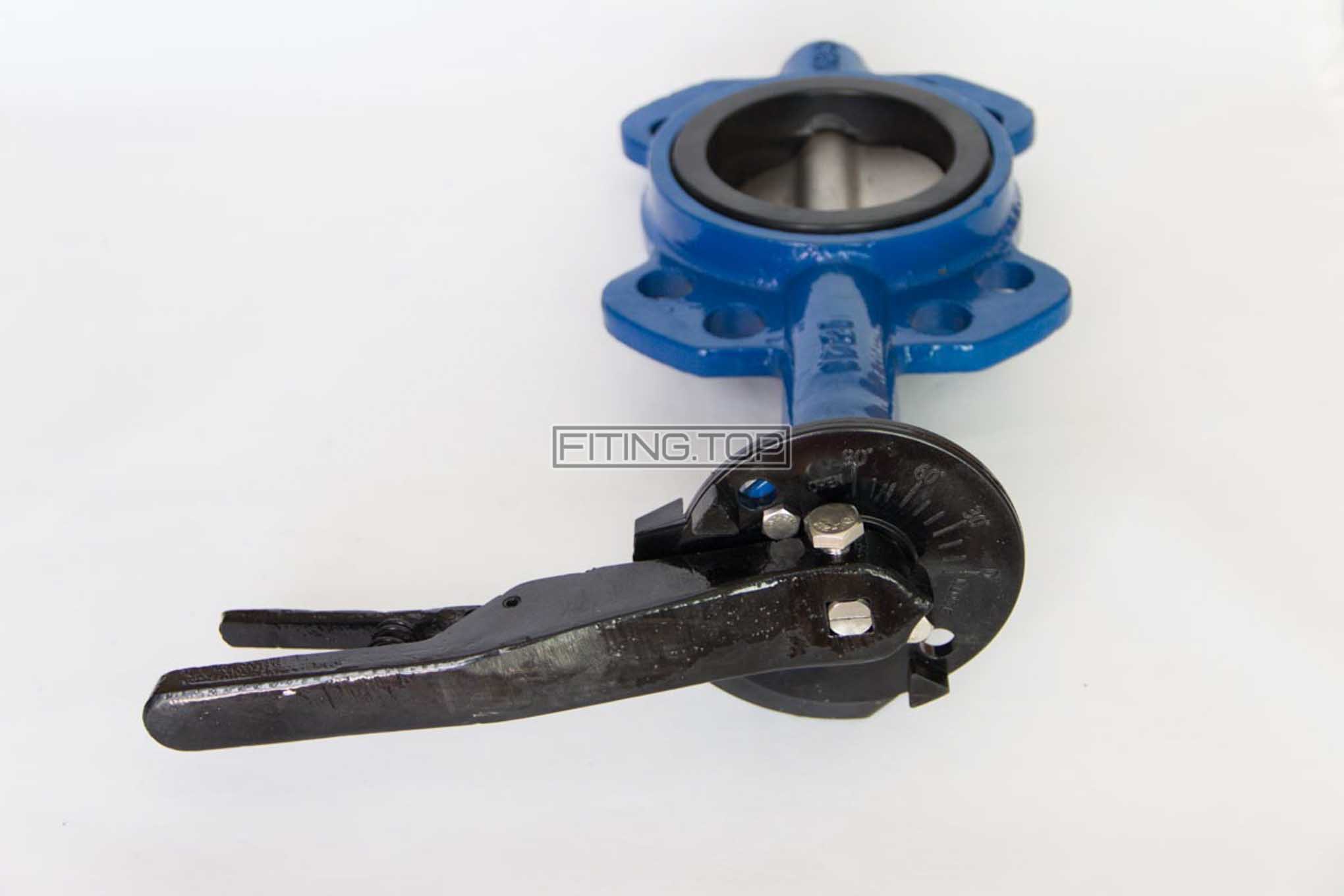 Затвор дисковый чугунный межфланцевый с нержавеющим диском Затвор дисковый чугунный межфланцевый с нержавеющим диском