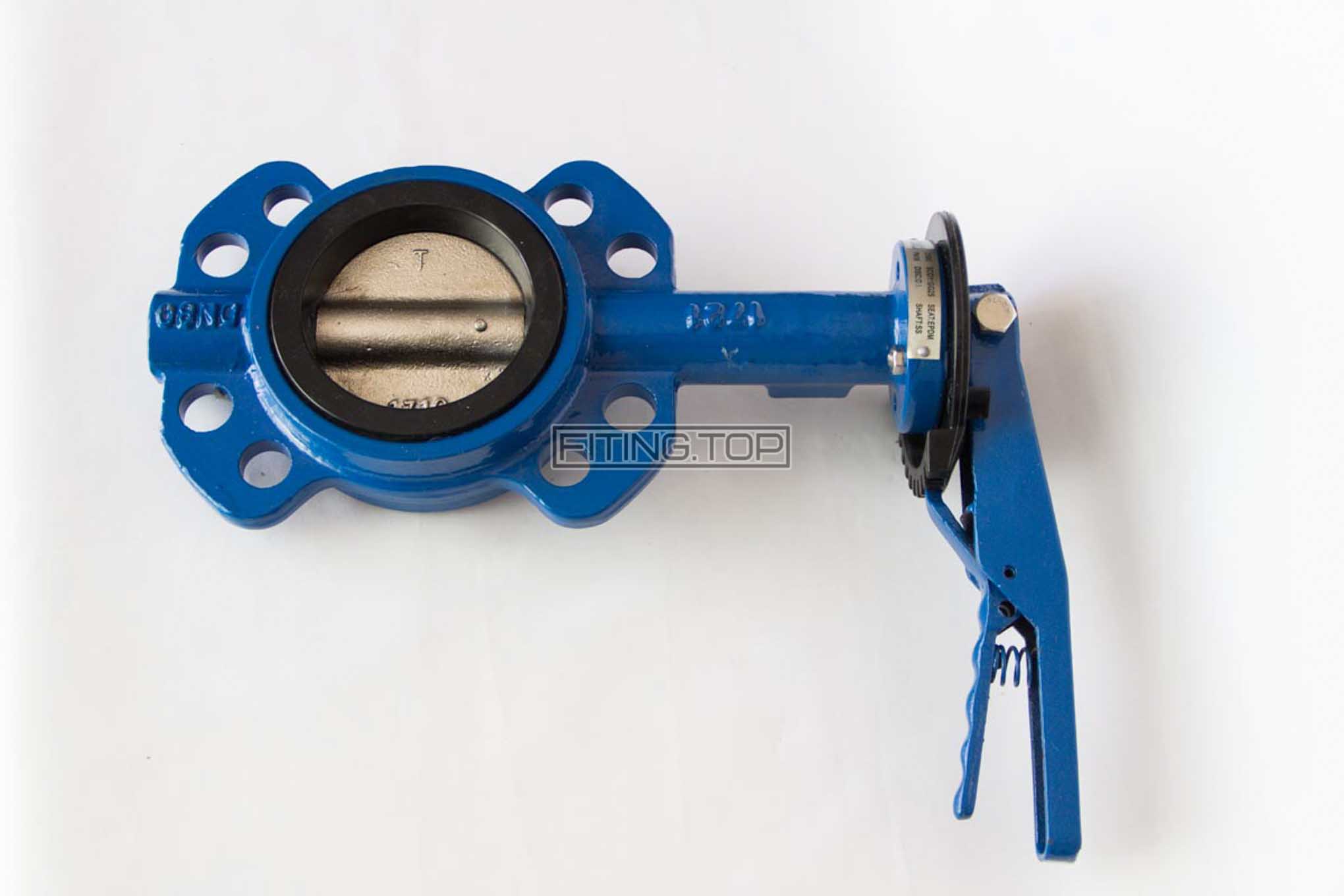 Затвор дисковый чугунный межфланцевый с нержавеющим диском Затвор дисковый чугунный межфланцевый с нержавеющим диском