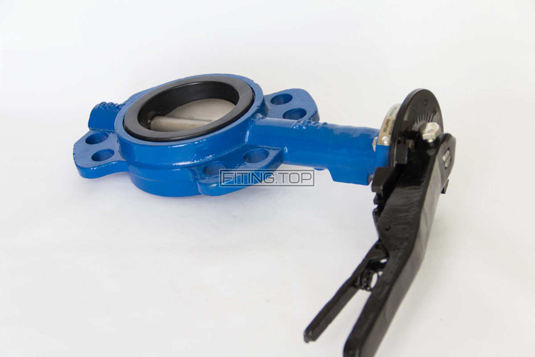 Затвор дисковый чугунный межфланцевый с нержавеющим диском Затвор дисковый чугунный межфланцевый с нержавеющим диском