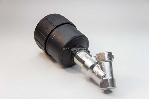 купить Клапан нержавеющий с пневмоприводом нормально закрытый