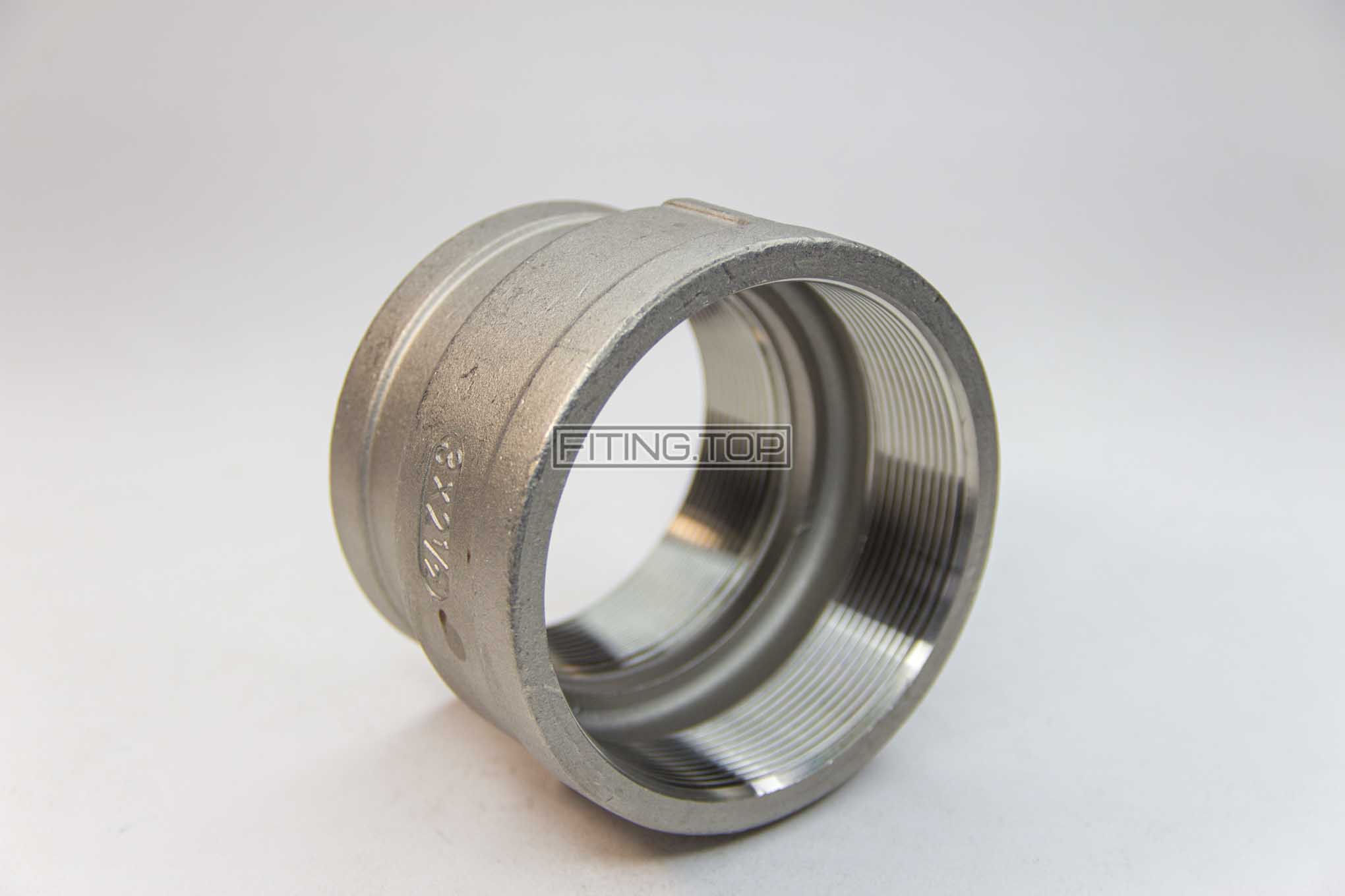 купить Муфта переходная нержавеющая AISI 304 (внутренняя-внутренняя) купить Муфта переходная нержавеющая AISI 304 (внутренняя-внутренняя)