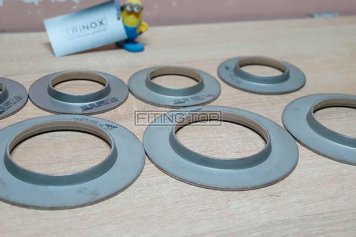 Отбортовка нержавеющая AISI 304 DIN 11850 Отбортовка нержавеющая AISI 304 DIN 11850