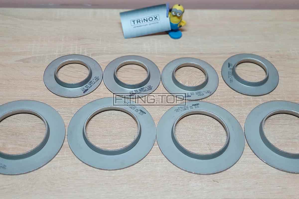 Отбортовка нержавеющая AISI 304 DIN 11850 Отбортовка нержавеющая AISI 304 DIN 11850