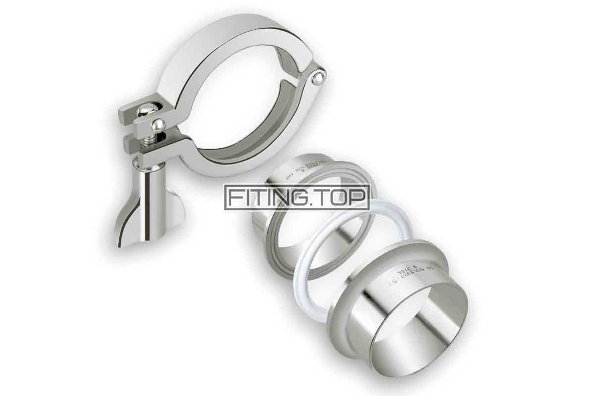 Ущільнення для клампу DIN 11850 PTFE купити в Києві Ущільнення для клампу DIN 11850 PTFE купити в Києві