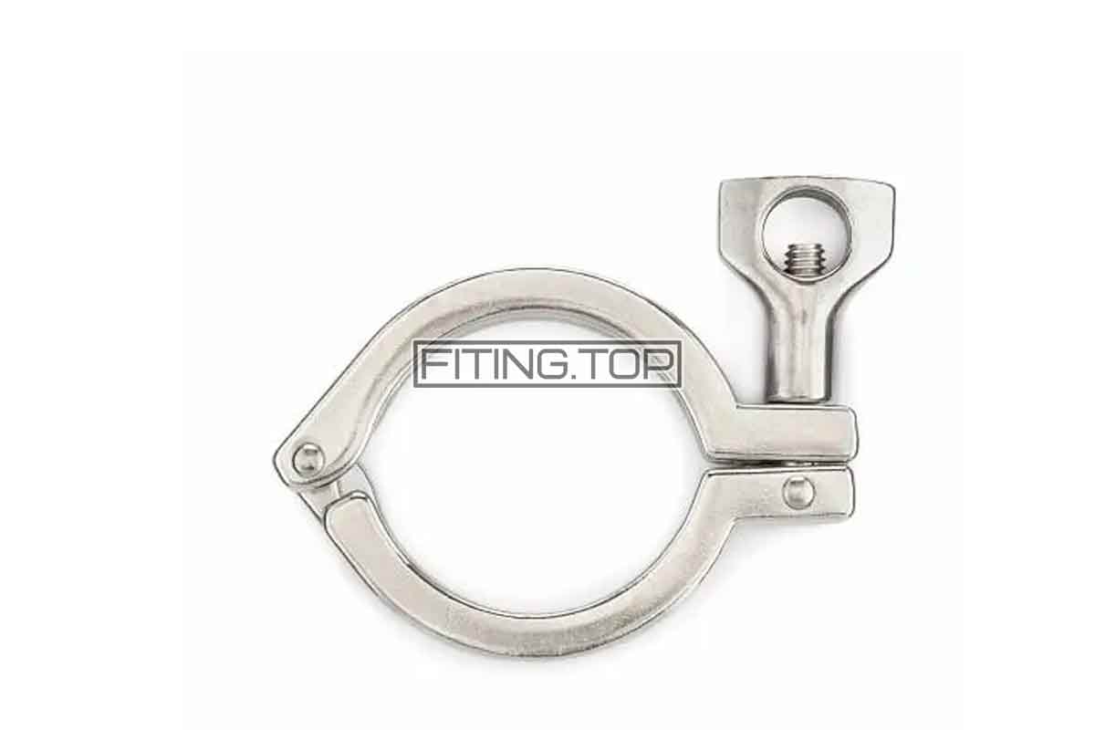 Нержавеющий кламп хомут (зажим CLAMP) купить в Украине