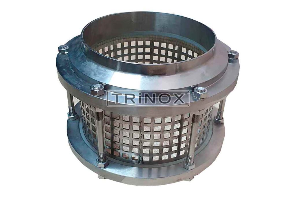 Диоптр трубный Дн 150 нержавеющий (смотровое окно)