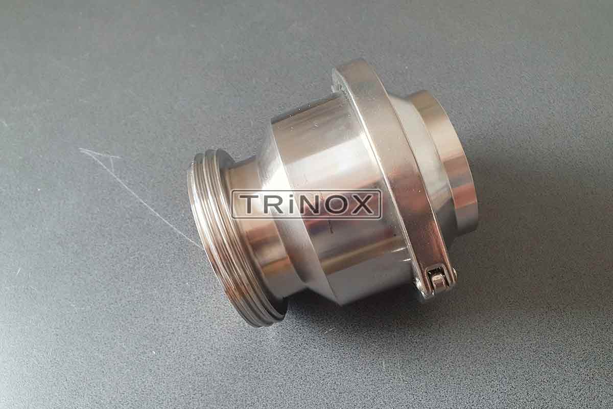 Нержавеющий клапан обратный резьба-сварка Dn 80 DIN 11851 AISI 304